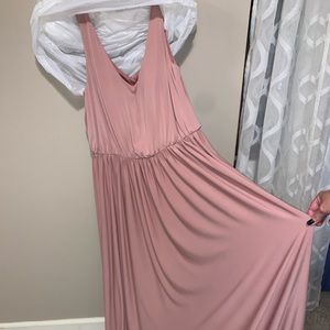 Blush pink formal dress